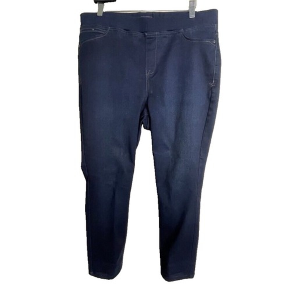 NYDJ Ami Skinny Legging Jeans Womens 16 Indigo Minimalist Casual Pull On